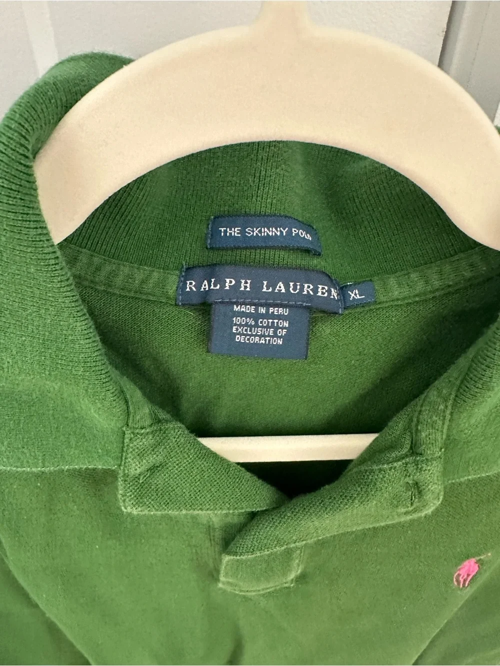Ralph Lauren Kids Dark Green Polo with Pink Pony